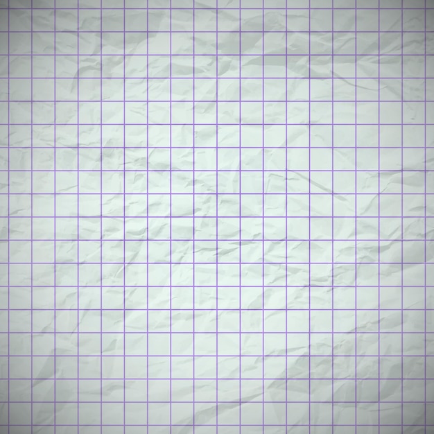 Vector old dented notebook paper