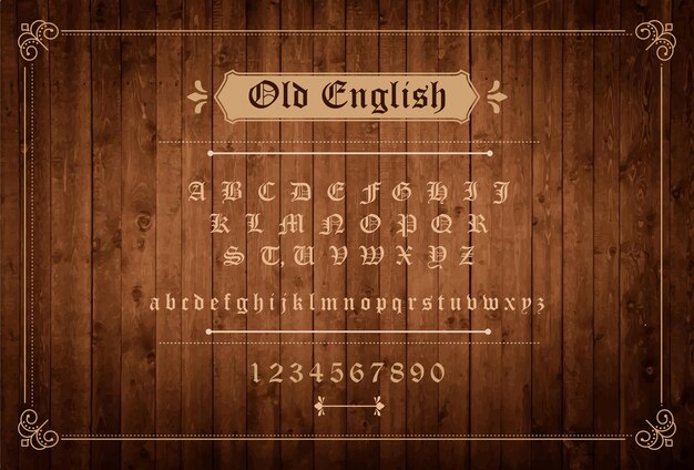 old english font