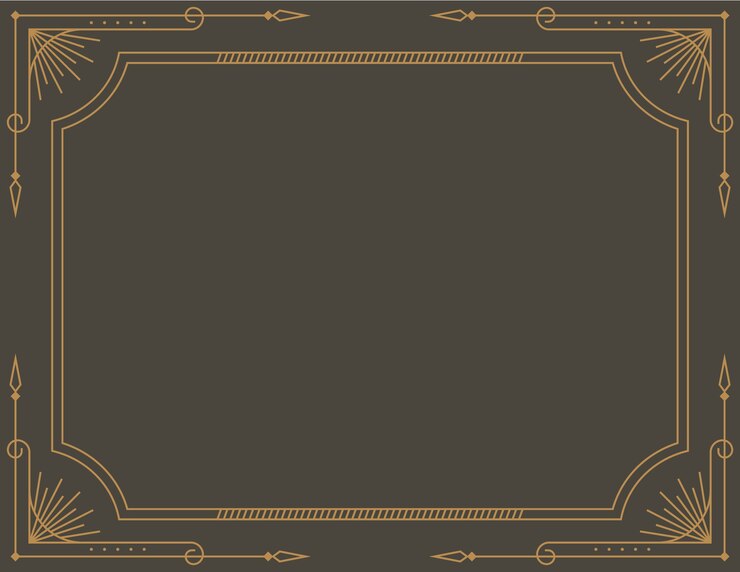 Vector old fashioned vintage inline text frame