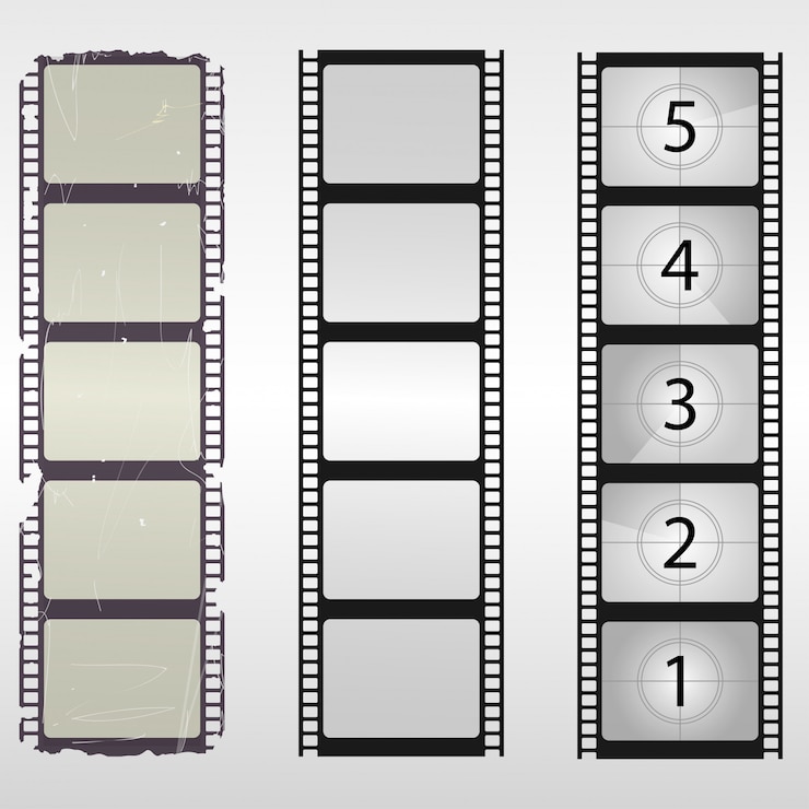 Vector 古い映画。
