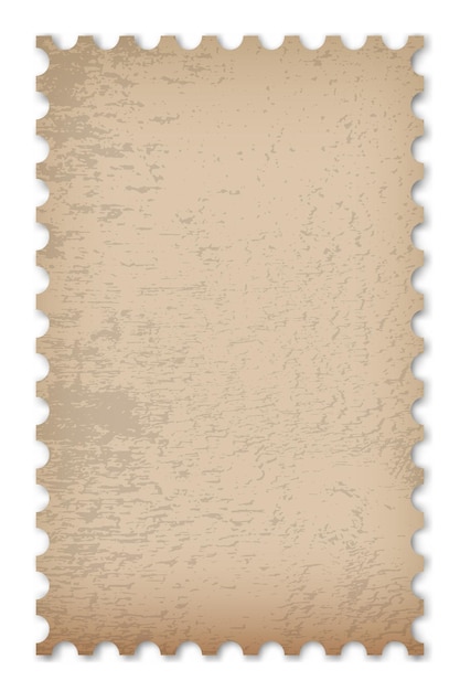 Old grunge postage stamp Clean postage stamp template Postage stamp border Mockup postage stamp with shadow Blank postage stamp Vector illustration