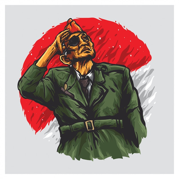 Vecchio esercito veterano indonesiano