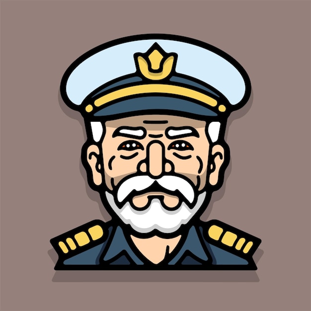 old military veteran icon vector 3