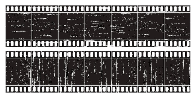 Old retro cinema movie strip