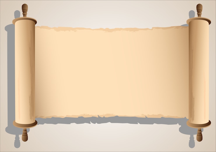 Vector old scroll banner
