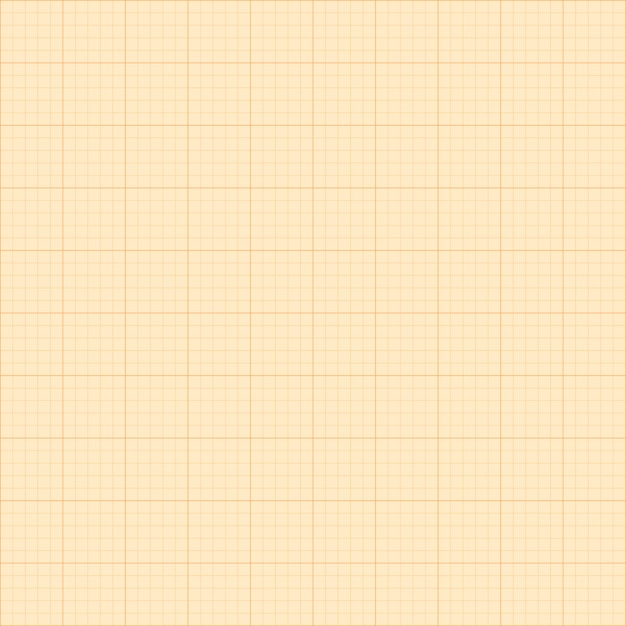 Old sepia graph paper square grid background.