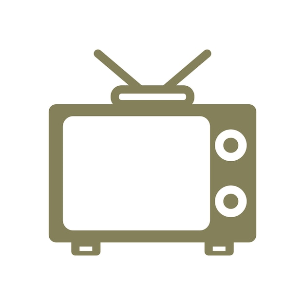 old television icon vector design templates