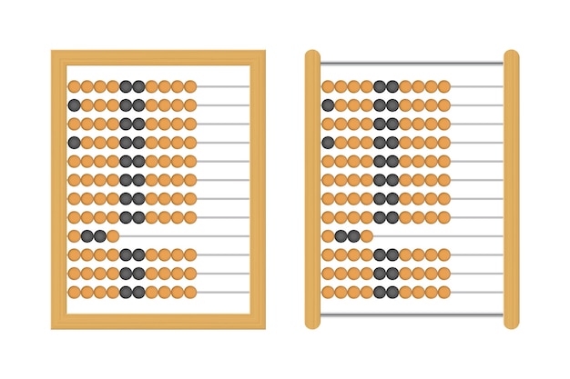 Old vintage abacus   illustration