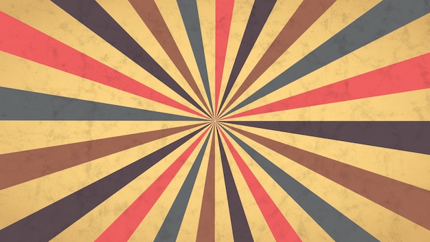 Old vintage sunburst rays background