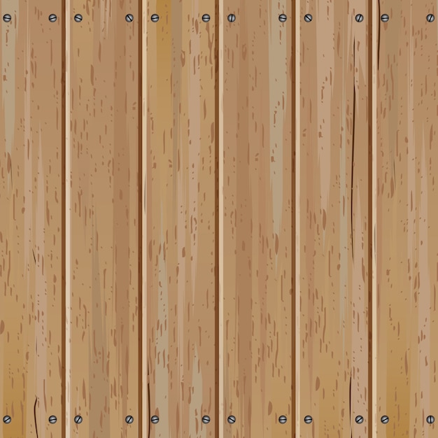 Vector old wooden vertical fence vector background