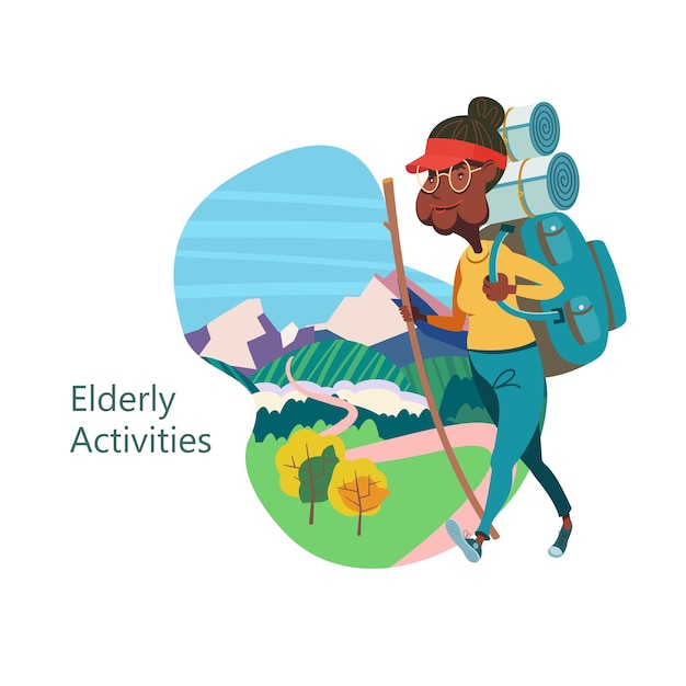 Older people leading an active lifestyle. Old people play sports.