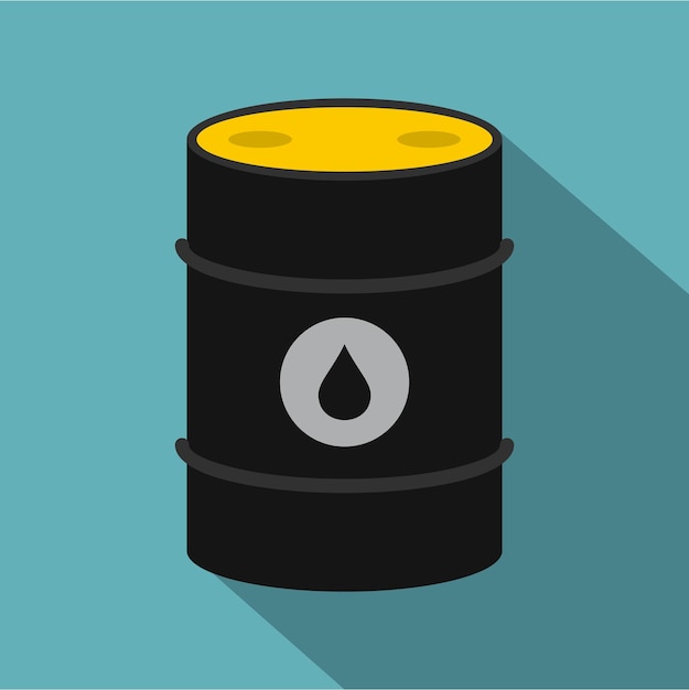 Olie-icone Platte illustratie van olie-vector-icone voor het web