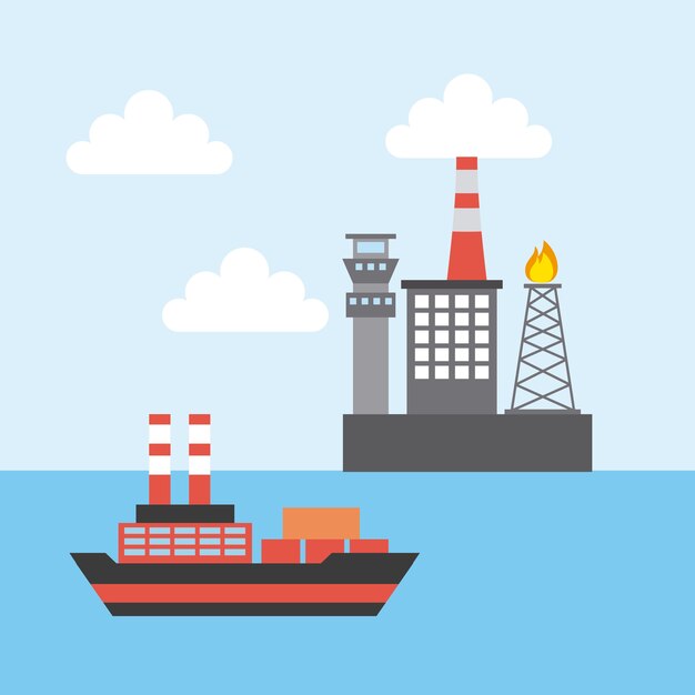 olie-industrie ontwerp