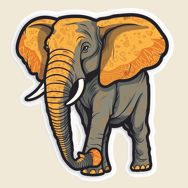 olifant illustratie