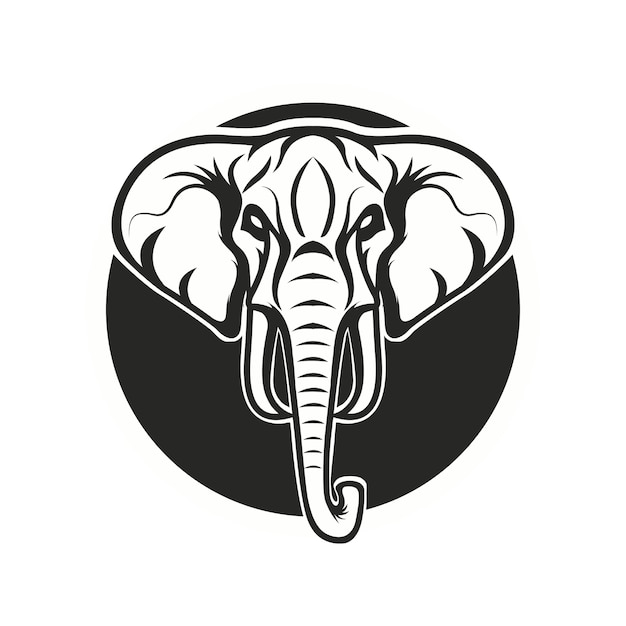 Olifant logo mascotte sport illustratie