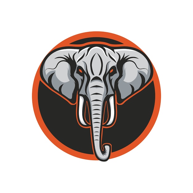 Olifant logo mascotte sport illustratie