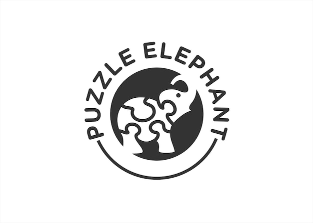 Olifant logo ontwerp vectorillustratie