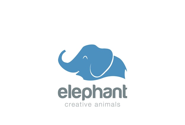 Olifant logo ontwerp