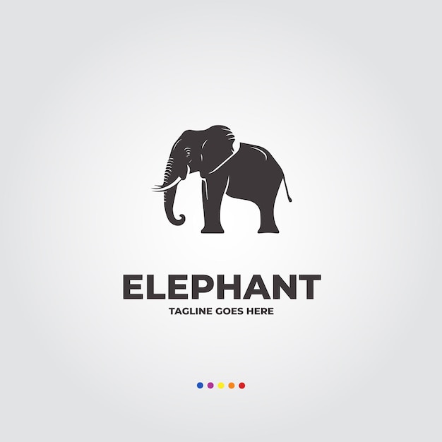 Olifant logo ontwerp