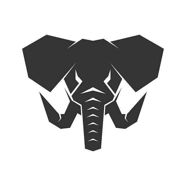 Olifant pictogram logo ontwerp illustratie