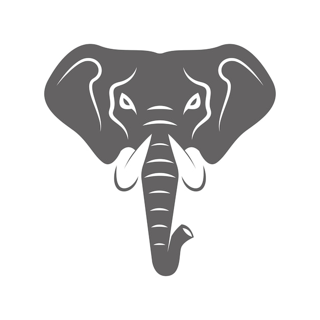 Olifant pictogram logo ontwerp illustratie