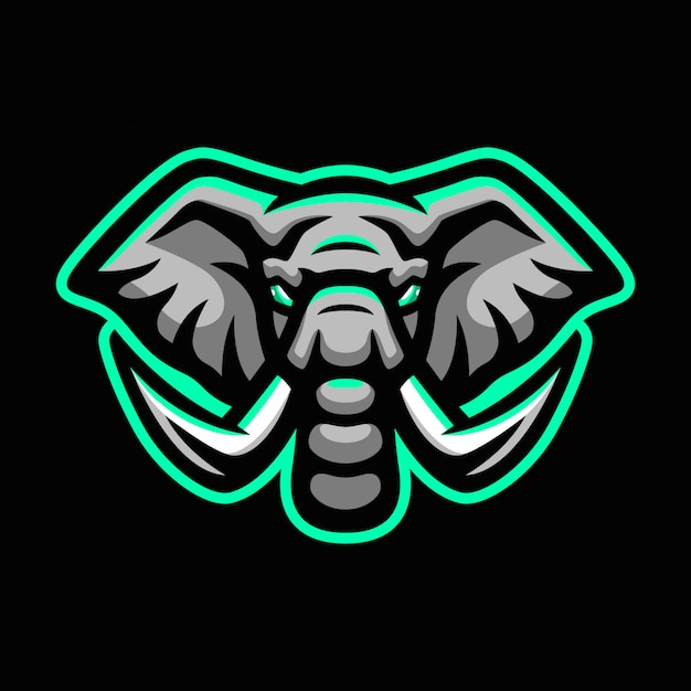 Olifant sport mascotte logo