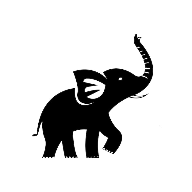 Vector olifant vectorontwerp