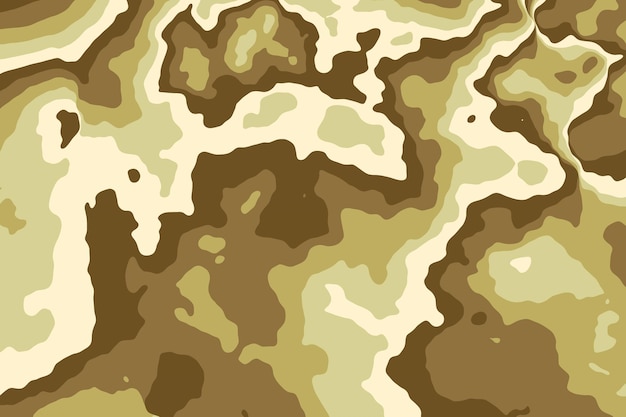 Vector olijf abstracte militaire achtergrond het moderne golvende camouflagepatroon in kaki kleuren