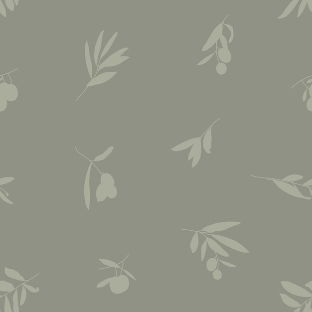 Digital Wallpaper Olive Branches On White Stock Illustration 2005950032   Shutterstock