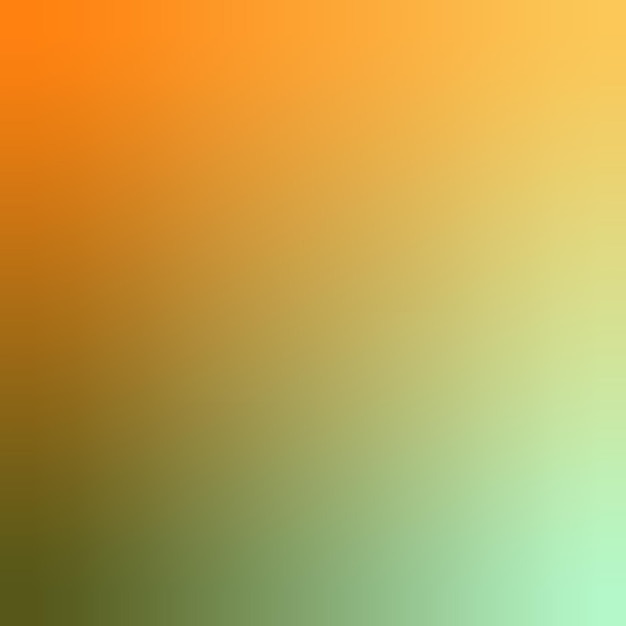 オリーブグリーン、オレンジ、ミモザ、ミントグラデーション壁紙背景ベクトルイラスト