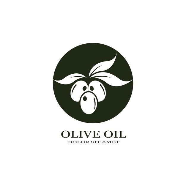 Olive icon vector illustration design template