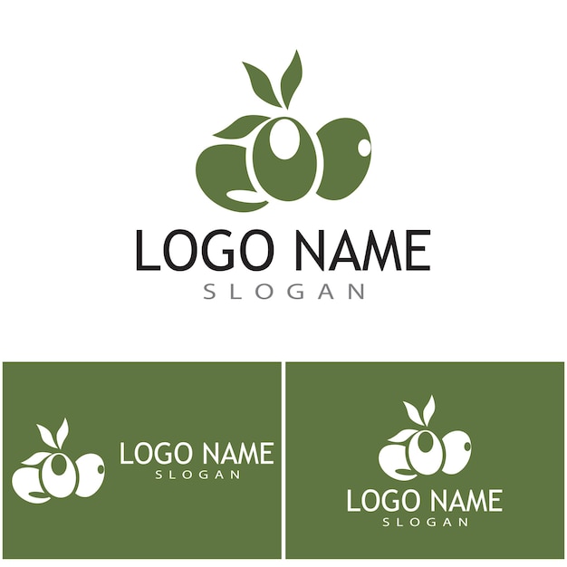 Olive icon vector illustration design template