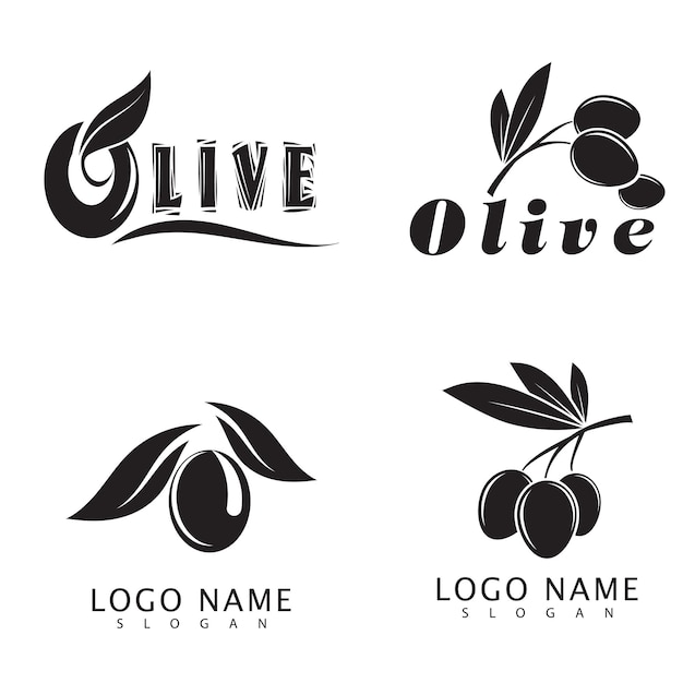 Olive icon vector illustration design template