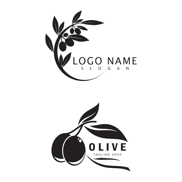 Olive icon vector illustration design template