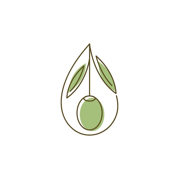 Vector olive icon vector illustration design