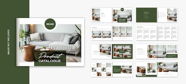 Olive landscape productcatalogus brochureontwerp, productcatalogus voor omslag