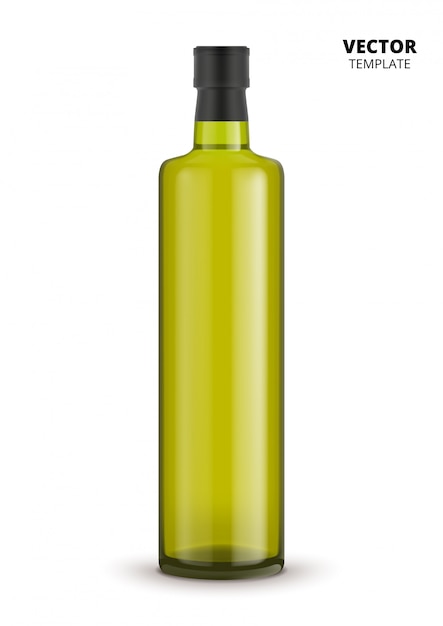 Olive oil bottle  isolated