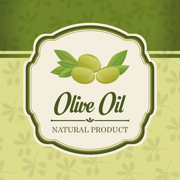 Olive oil design.