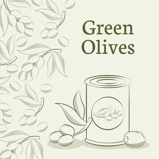 Olive oil design