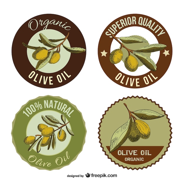 Olive oil labels