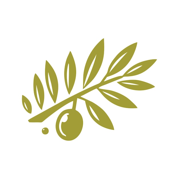 Olive oil logo vectorOlive oil Logo Design Template