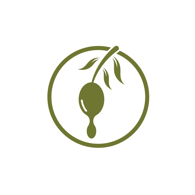 Olive tree vector illustration