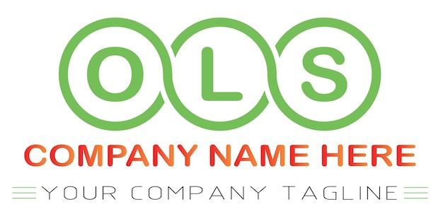 Дизайн логотипа буквы OLS