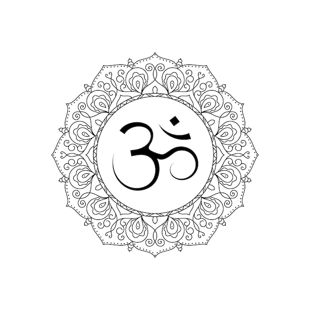 Om-symbool in vector