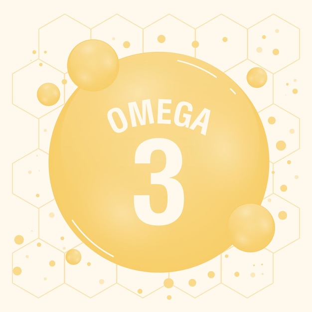 Icona d'oro omega 3 capsula della pillola goccia di vitamina gocciolina di essenza d'oro splendente illustrazione vettoriale