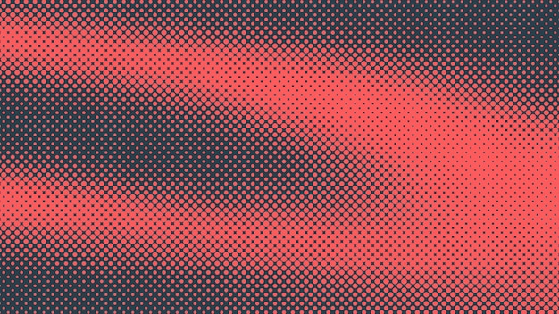 Omgekeerde punten textuur halftone dynamisch patroon rood zwart vector abstractie