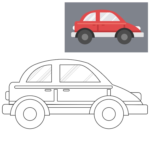 omtrek van de auto