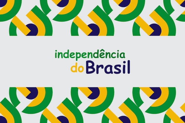 Vector onafhankelijkheid van brazilië ontwerp