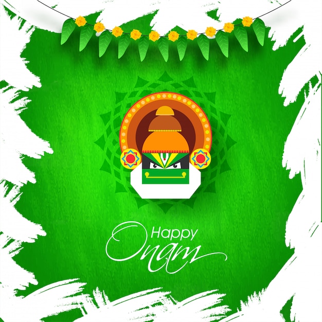 Onam festival celebration concept.