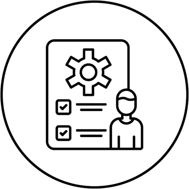 オンボードアイコンのベクトル画像をUXとUIに使用できます